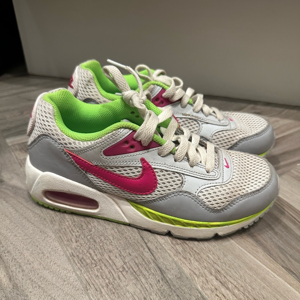 Nike Air Max with Pink and Lime Highlights